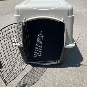 Gray and Black dog Carrier